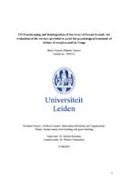 UN Peacekeeping and Reintegration of Survivors of Sexual Assault