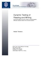 Dynamic Testing of Reading and Writing