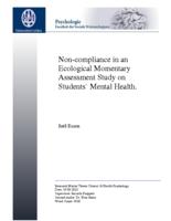 Non-compliance in an Ecological Momentary Assessment Study on Students` Mental Health.