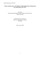 Visions and discourses: the bilateral relationship between Vietnam and the United States since 2017