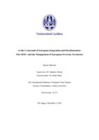 At the Crossroads of European Integration and Decolonization: The OEEC and the Management of European Overseas Territories