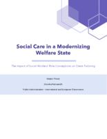 Social Care in a Modernizing Welfare State