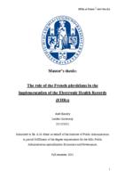 The role of the French physicians in the implementation of the Electronic Health Records (EHRs)