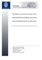The influence of social self-concept on the relation between bullying victimization and internalizing symptoms in adolescents
