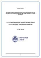 How has the educational background of the civil servants belonging to the Dutch Top Management Group (TMG) changed between 2000 and 2022, and how can we explain these changes?