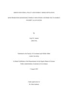 GREEN INDUSTRIAL POLICY AND ENERGY CRISES MITIGATION