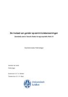 De invloed van gender op commissiebenoemingen