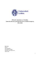 El éxodo venezolano a Colombia: Inserción laboral y percepciones de la sociedad receptora, 2013-2022