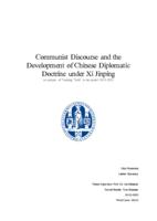 Communist Discourse and the Development of Chinese Diplomatic Doctrine under Xi Jinping