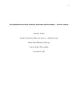 The Relation Between Social Media Use, Depression, and Personality: A Network Analysis