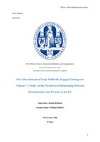 Does Discrimination Forge Politically Engaged Immigrant Citizens? A Study on the Paradoxical Relationship Between Discrimination and Protests in the EU