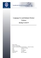 Language Use and Intimate Partner Violence during Covid-19