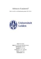 Adviseur of assistent? De rol van PA’s in de Nederlandse politiek (2003-2022)