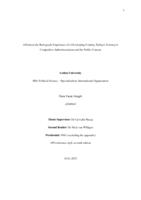 A Democratic Retrograde Experience of a Developing Country, Turkey's Journey to Competitive Authoritarianism and the Public Consent