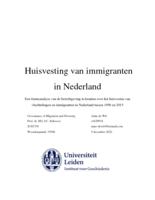 Huisvesting van immigranten in Nederland