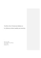 The Effect of the X Chromosome Imbalance on  Sex Differences in Brain Variability and Autism Risk