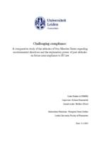 Challenging compliance