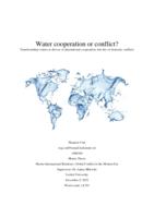Water cooperation or conflict?