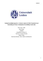 Clashing Peacebuilding Imperatives? A Discourse Analysis of UNMISS Promotion of Local Peacebuilding and Women’s Participation in Peacebuilding in South Sudan