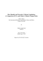 How Identity and Narrative’s Dictate Legislation: A Comparison of U.S. and China’s Climate Change Policy