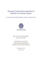 European Territorial Cooperation in internal cross-border regions