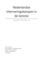 Nederlandse interneringskampen in de kolonie