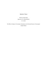 The Effect of Quality of Governance Estimations on the Electoral Success of Eurosceptic Populist Parties