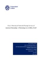 China's Provision of Covid Aid through the Lens of American Partisanship
