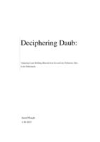 Deciphering Daub