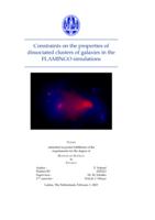 Constraints on the properties of dissociated clusters of galaxies in the FLAMINGO simulations