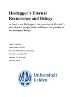 Heidegger's Eternal Recurrence and Being