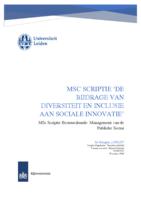 De bijdrage van diversiteit en inclusie aan sociale innovatie