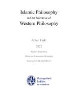 Islamic Philosophy in Our Narrative of Western Philosophy