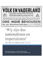 ‘Wij zijn dus nationalisten en imperialisten’ NSB-MEDIA EN IMPERIALISME, 1933-1945