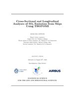 Cross-sectional and longitudinal analyses of SO2 emissions from ships using TROPOMI