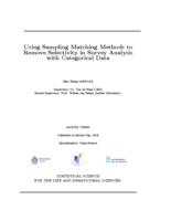 Using sampling matching methods to remove selectivity in survey analysis with categorical data