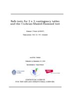 Safety tests for 2x2 contingency tables and the Cochran-Mantel-Haenszel test