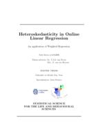 Heteroskedasticity in online linear regression