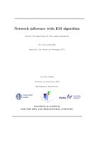 Network inference with EM algorithm