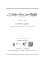 Predicting Churn using Hybrid Supervised-Unsupervised Models