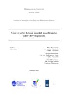 Case study: labour market reactions to GDP developments