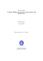 A Siegel-Walfisz theorem for Artin primes and applications