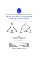 On the Number of Configurations of Triangular Mechanisms