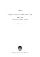 Statistical Verification of Electronic Voting