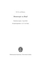 Homotopie en Hopf