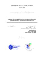 Bayesian smoothing and inference in longitudinal models with applications to pediatric developmental scores