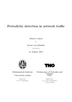 Periodicity detection in network traffic