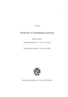 Properties of radonifying operators