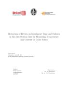 Reduction of Return on Investment Time and Failures in the Distribution Grid by Measuring Temperature and Current on Cable Joints