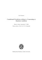 Conditional Prediction without a Coarsening at Random condition